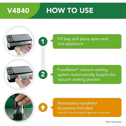 FoodSaver 2-in-1 Automatic Vacuum Sealer