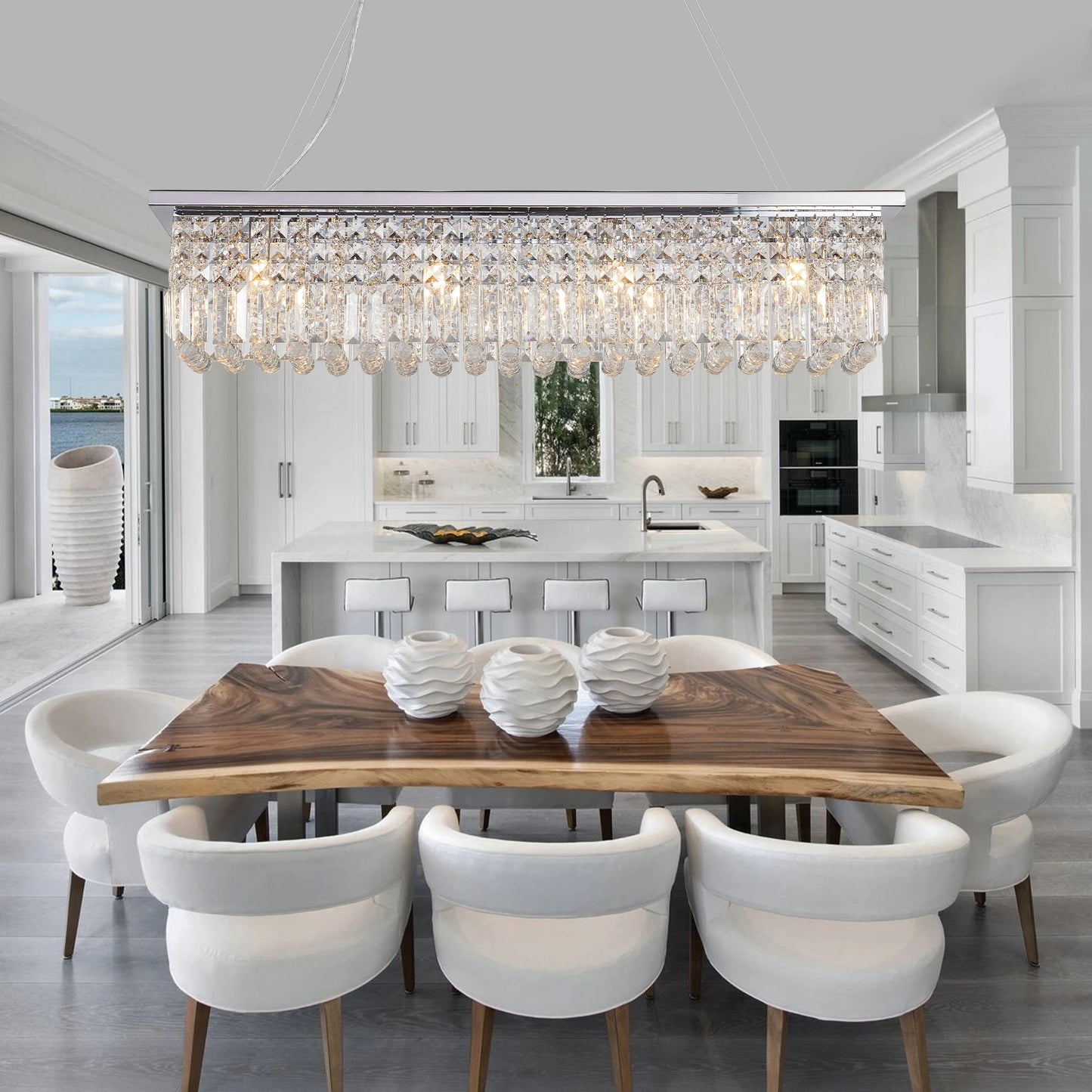 Modern Crystal Chandelier for Dining Room