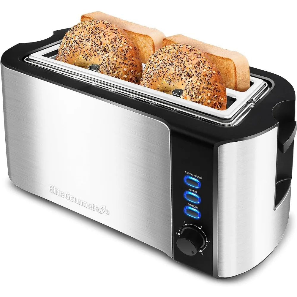 4 Slice Toaster with Warming Rack