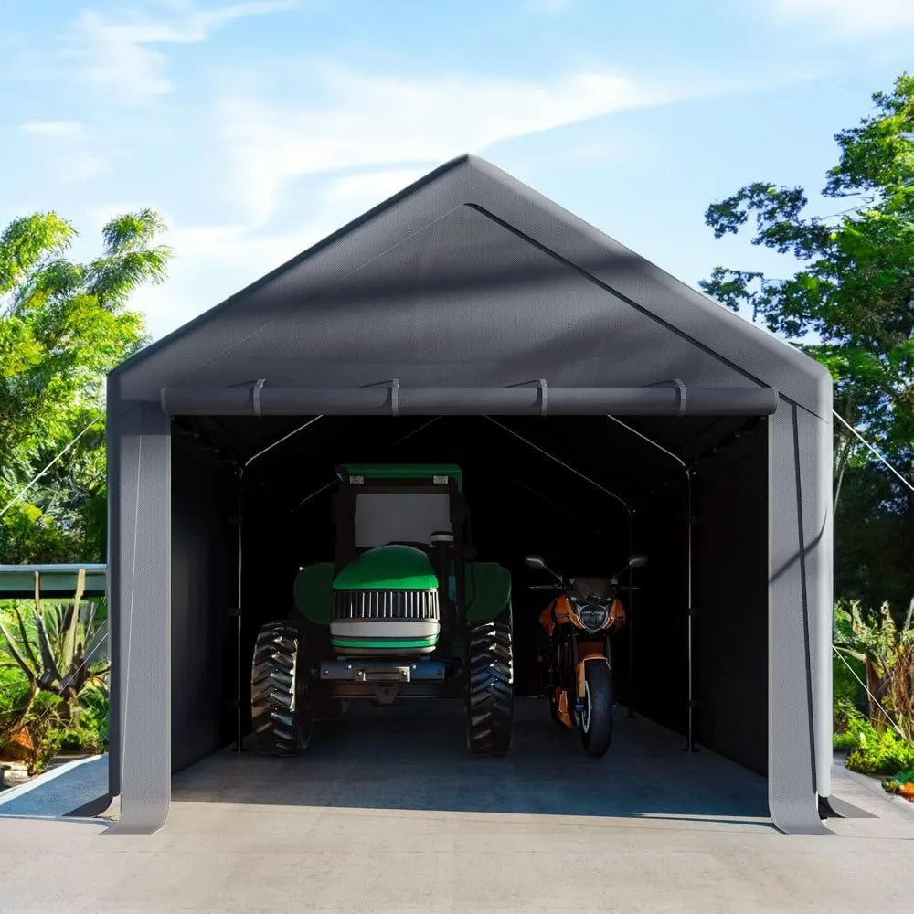All-Season Tarp for Carport (Grey)