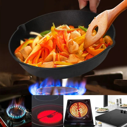 Set of 3 Cast Iron Frying Pans
