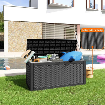 Outdoor Storage Box Waterproof,  Patio Furniture/ Pool