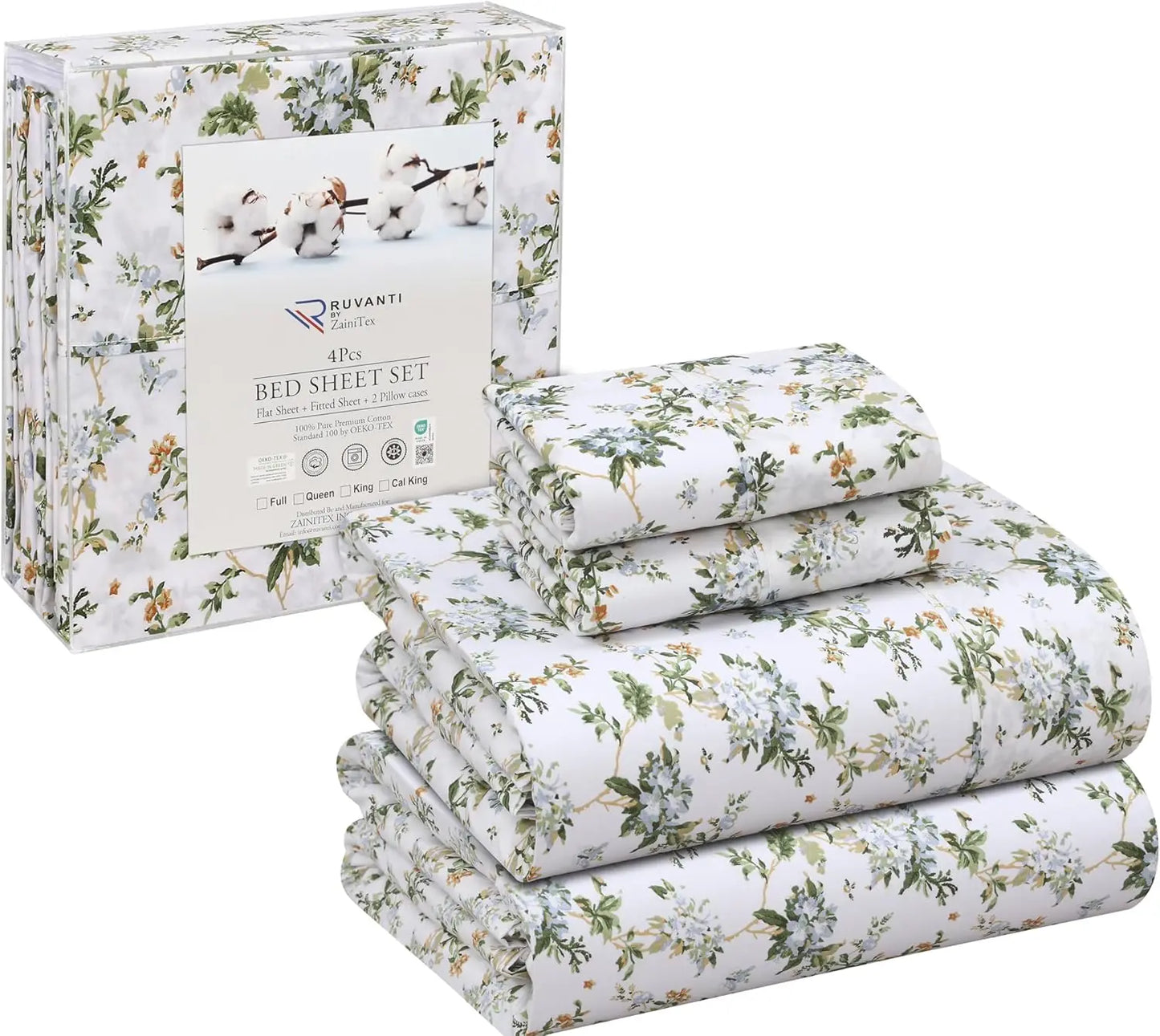 100% Cotton Sheets - Crispy Cooling