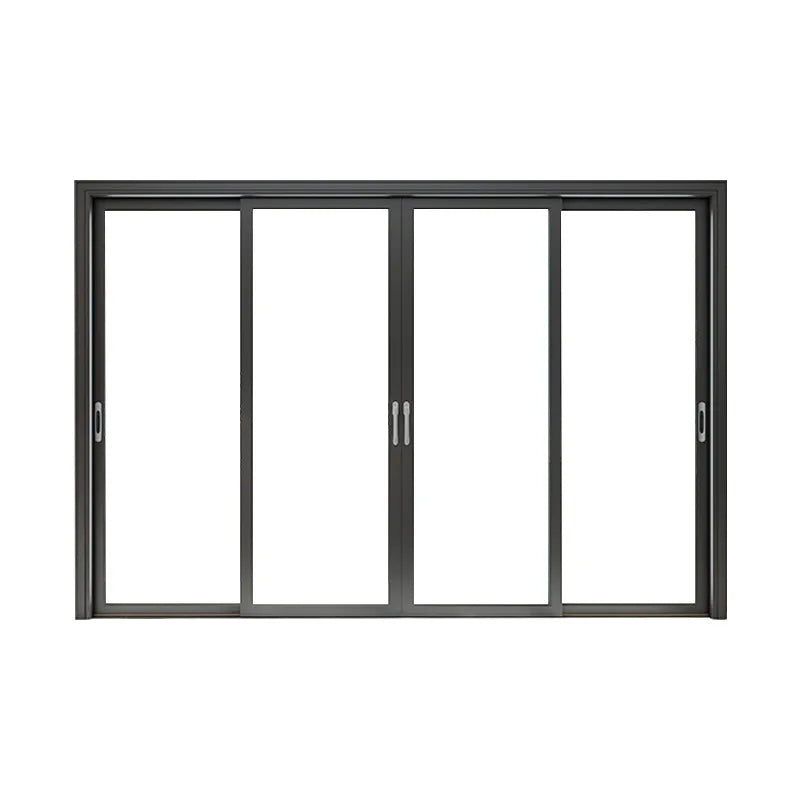 Aluminum Customized Double Glass Patio Sliding Door
