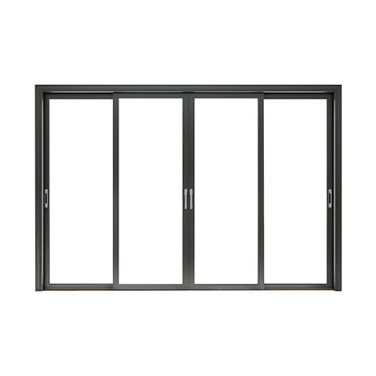 Aluminum Customized Double Glass Patio Sliding Door