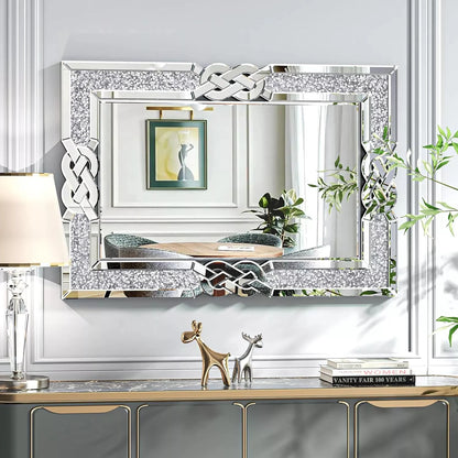 Wisfor Crushed Diamond Wall Mirror