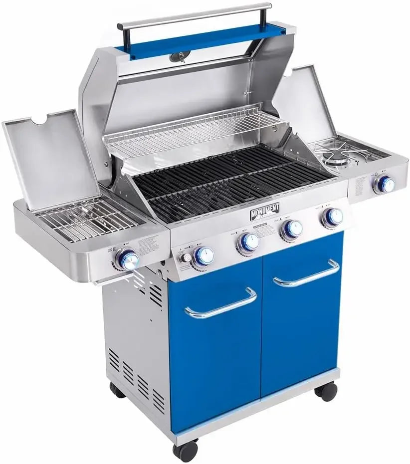 Propane Gas Grills w/ Lid, Built-In Thermometer