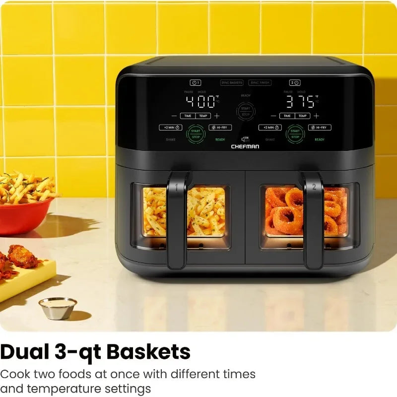 Dual Basket Air Fryer Oven