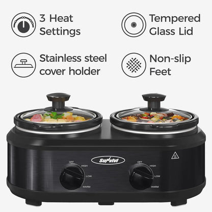 Double Slow Cooker