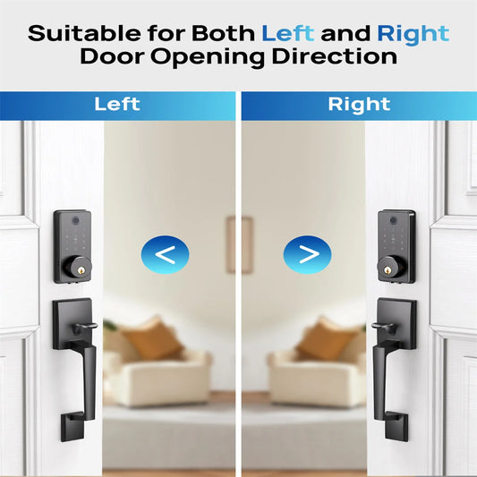 Electronic Door Lock Fingerprint Remote Keyless Password