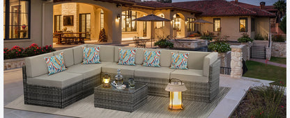 Outdoor Sectional Furniture Chair Set