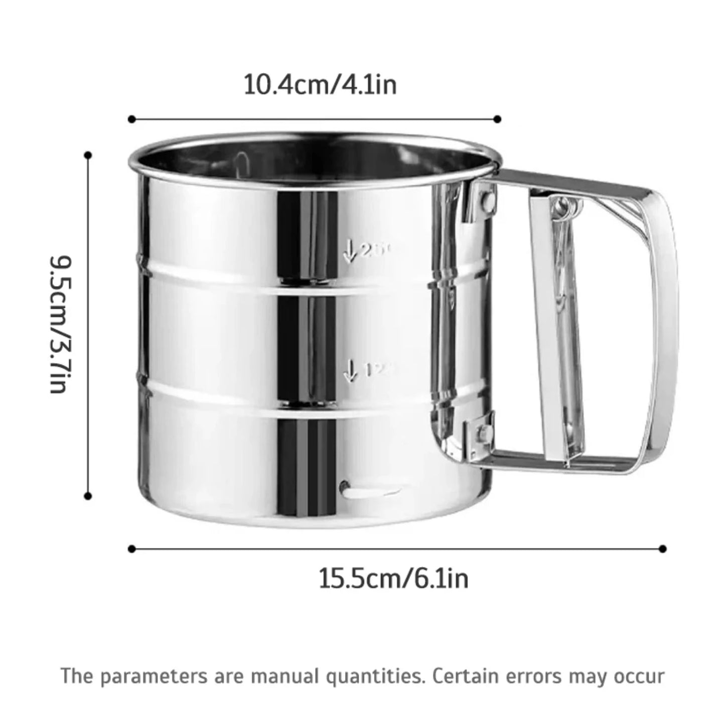 Stainless Steel Mesh Sifter Cup for Baking