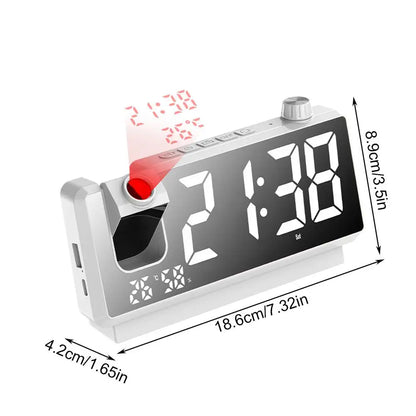 Digital Clock With Temperature Sensor Alarm Clock