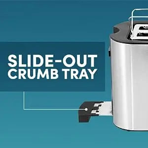 4 Slice Toaster with Warming Rack
