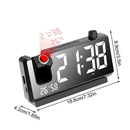 Digital Clock With Temperature Sensor Alarm Clock