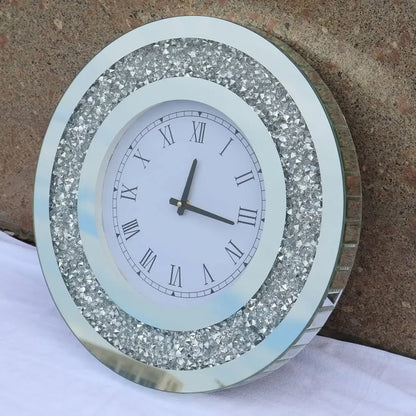 Large Wall Clock Wall Decoration Crystal