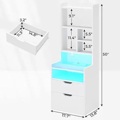 Nightstand with Charging Station