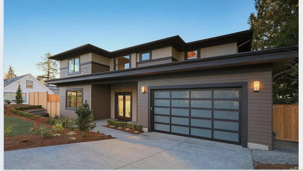 Garage Door, Casement Entrance, Glass Aluminum Profile