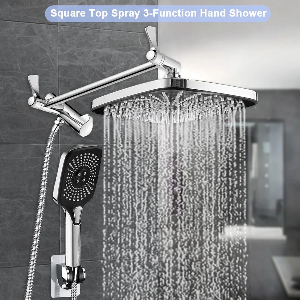 Ceiling Rain Shower w/ Hand Held Shower