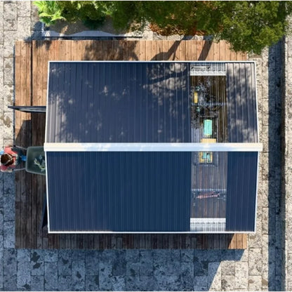 Outdoor Storage Shed with Double Lockable Doors