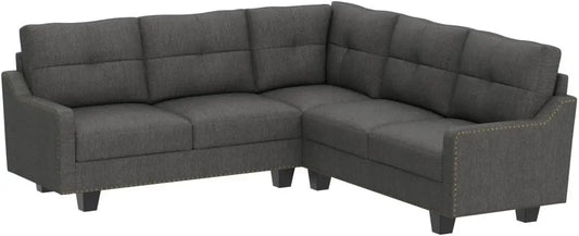 L Shaped Couch for Small Apartment, Reversible