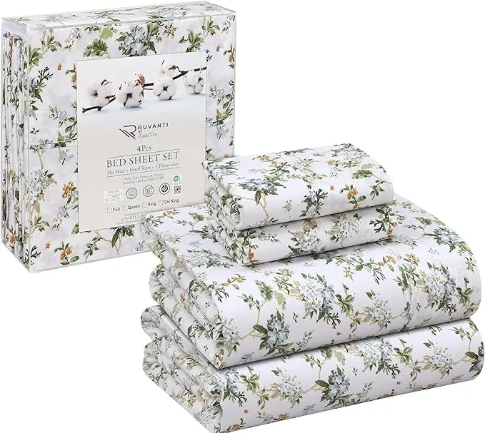 100% Cotton Sheets - Crispy Cooling
