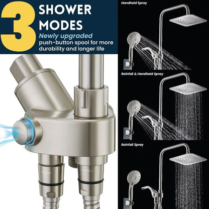 Dual Shower Head Combo, Handheld Showers