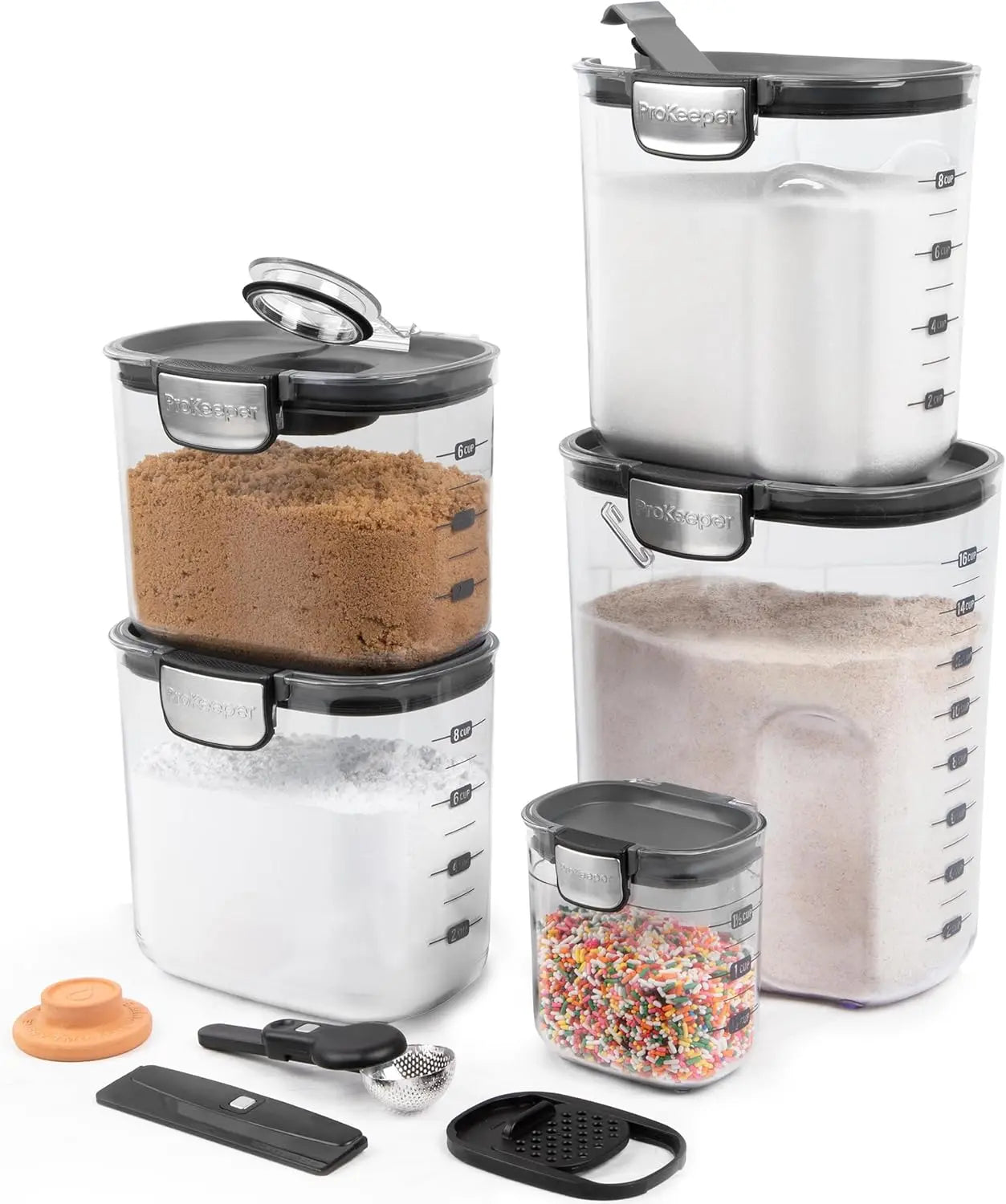 Food ,Flour and Sugar Container Set