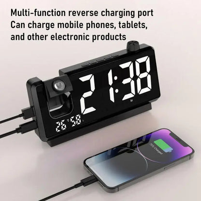 Digital Clock With Temperature Sensor Alarm Clock