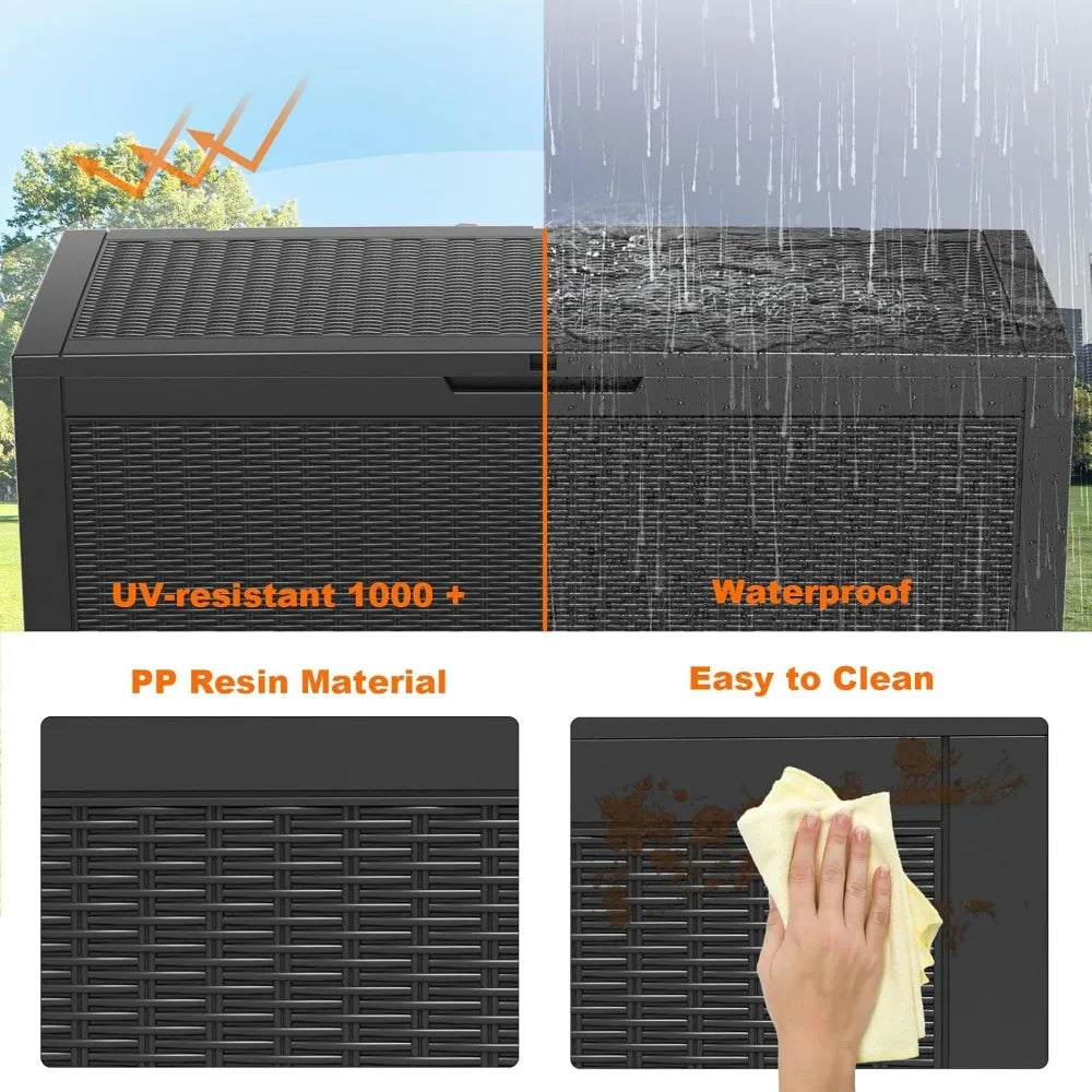 Outdoor Storage Box Waterproof,  Patio Furniture/ Pool