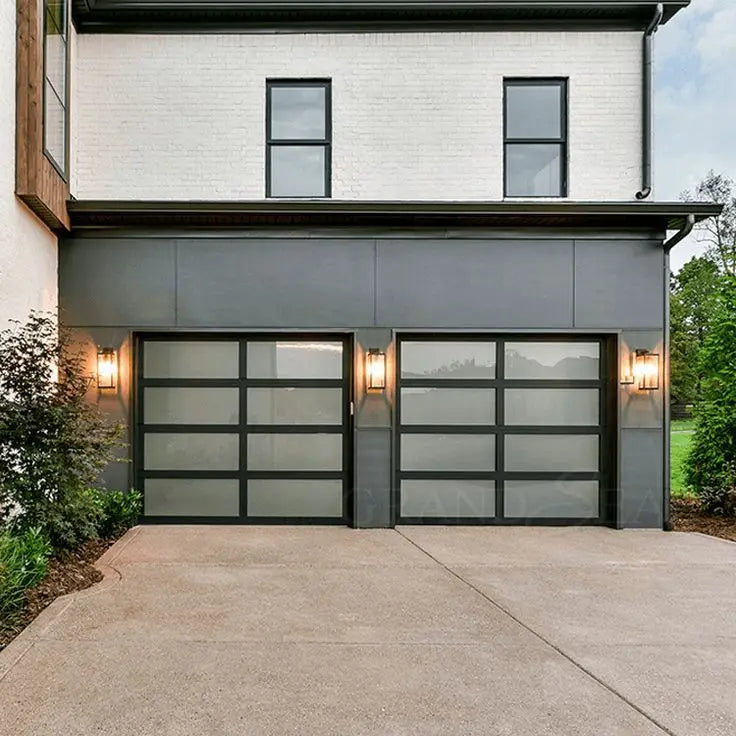 European Aluminum Shutter Garage Doors