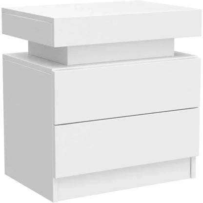 Side Bed Tables w/ LED