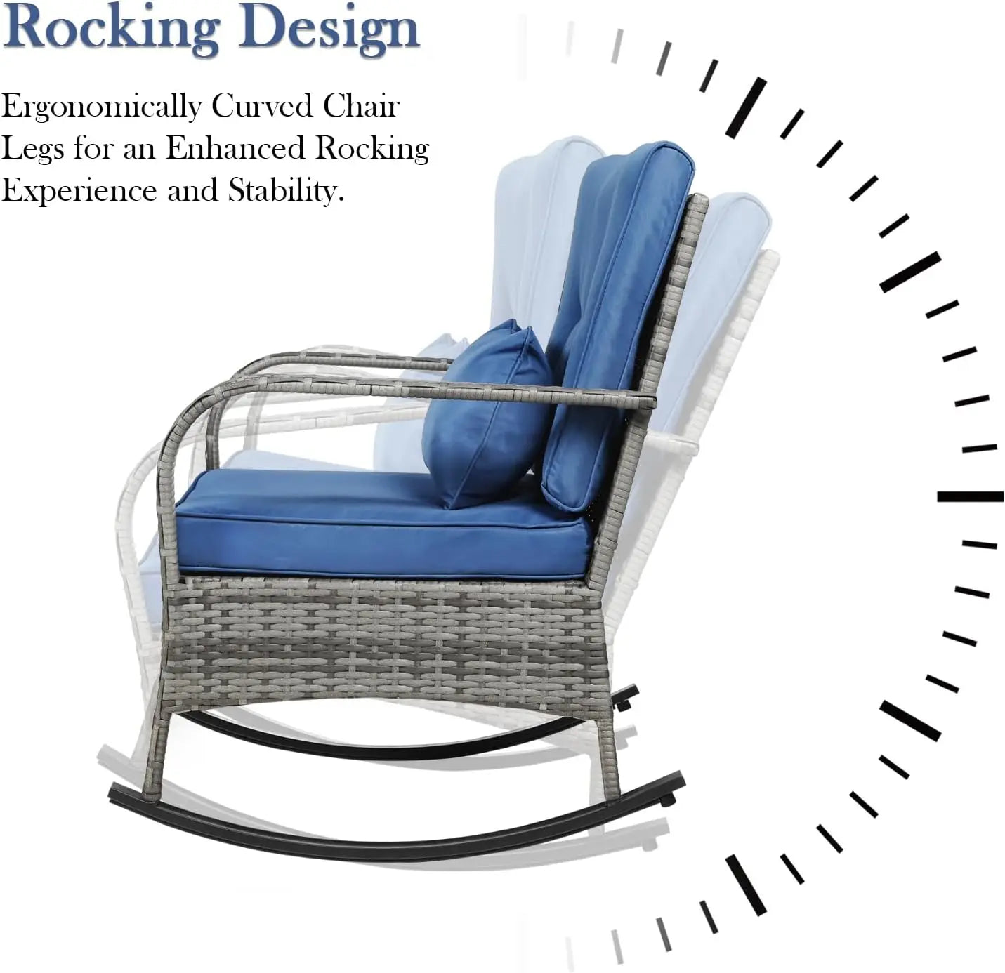 3 Piece Outdoor Patio Set