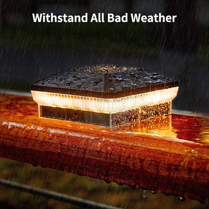 4x4 Outdoor Solar Post Lights