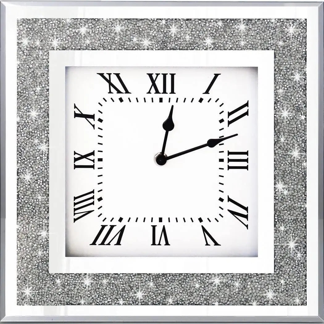 Large Wall Clock Wall Decoration Crystal