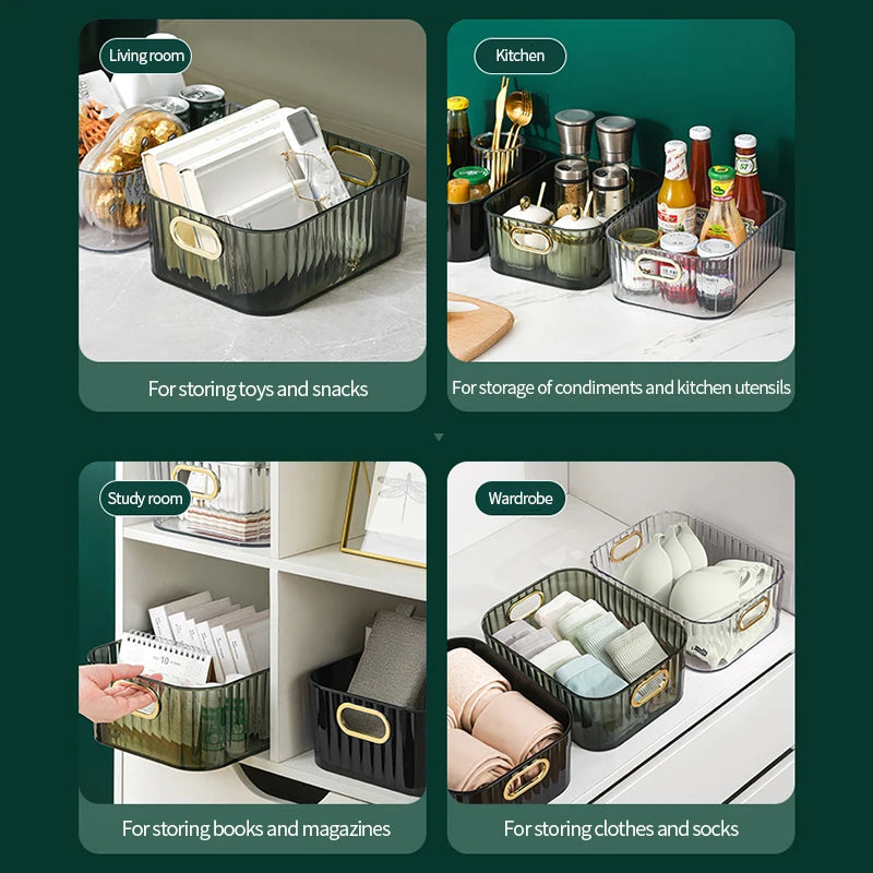 Snack/Makeup Storage Basket Organizer