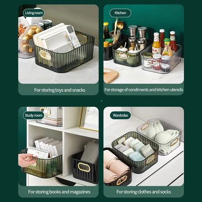 Snack/Makeup Storage Basket Organizer