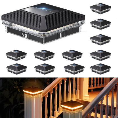 4x4 Outdoor Solar Post Lights