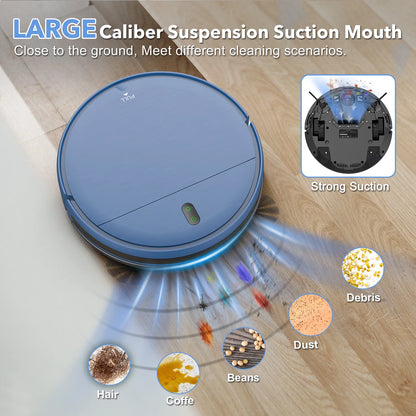 Robot Vacuum Cleaner, Mopping Sweeping Suction, Wifi