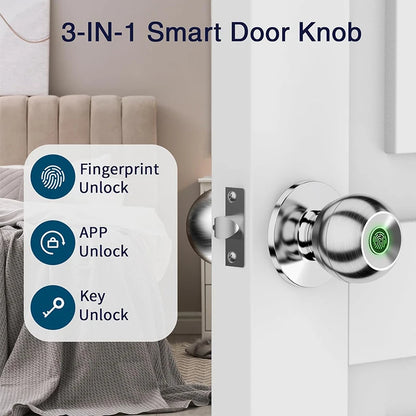 Fingerprint Door Lock w/ Bluetooth