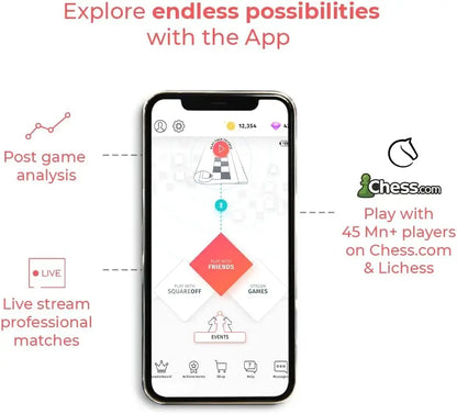 Electronic Chess Board  | AI-Powered & Digital| Portable