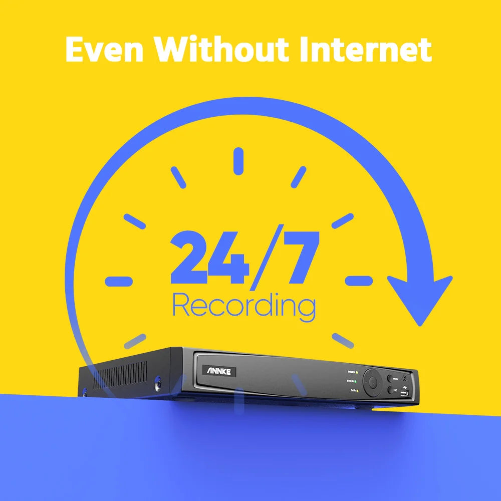 ANNKE 4K Ultra HD POE Video Surveillance System