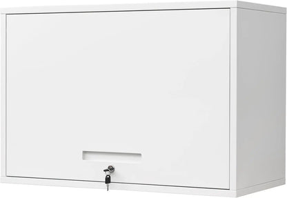 Metal Garage Wall Cabinet with Doors and Shelves
