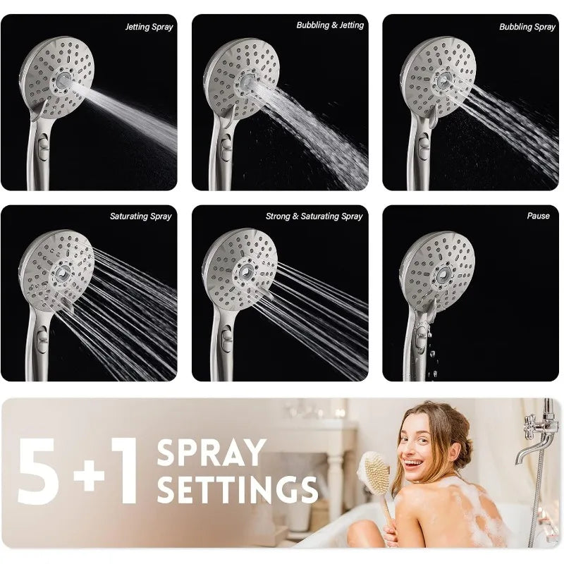 Dual Shower Head Combo, Handheld Showers