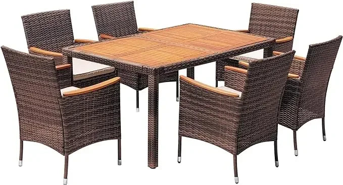 Patio Conversation Set/ Dining Table and Chairs