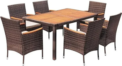 Patio Conversation Set/ Dining Table and Chairs