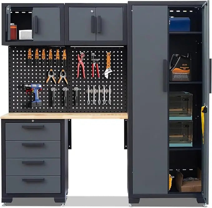 Garage Storage Cabinet SystemWorkshop Set