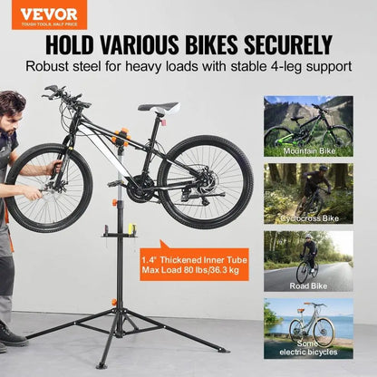 Repair Stand, Bike Maintenance Workstand with Magnetic