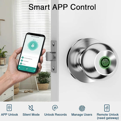 Fingerprint Door Lock w/ Bluetooth
