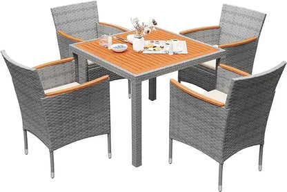 Patio Conversation Set/ Dining Table and Chairs